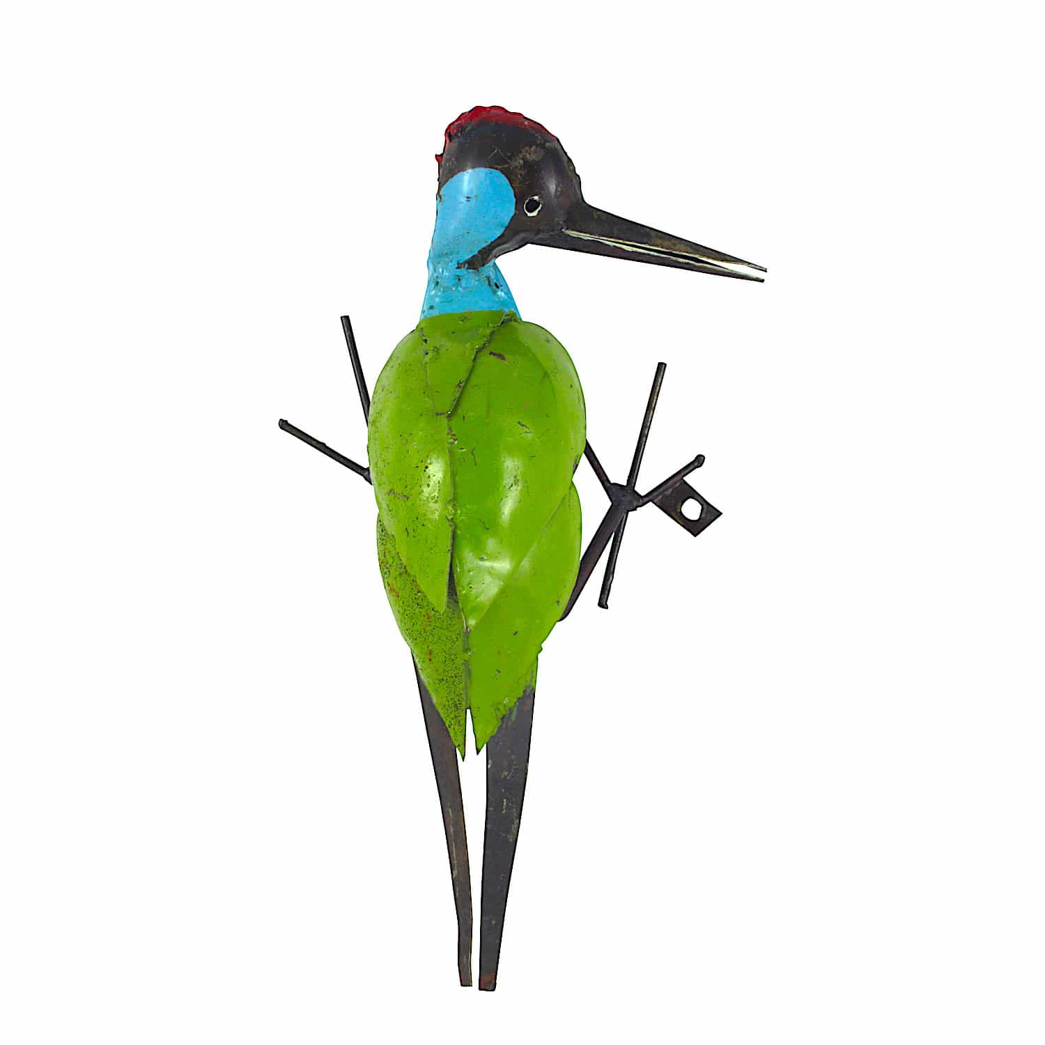 Metall Vogel - Deko Garten - Grünspecht Metall Vogel - Deko Garten - Grünspecht