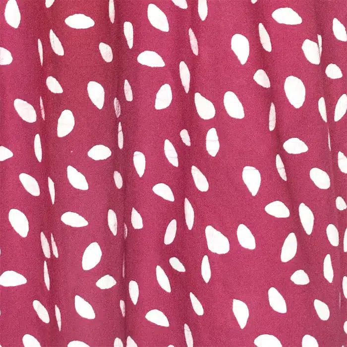 Retro Dress - Leaf Dots - Rosewood Retro Dress - Leaf Dots - Rosewood