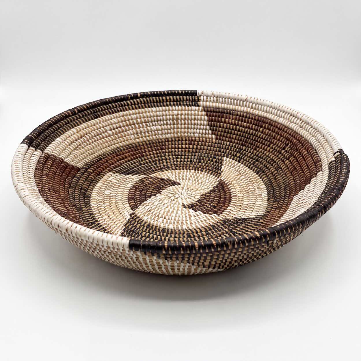 Obstschale & Brotkorb geflochten - 30cm - Viele Designs - Senegal