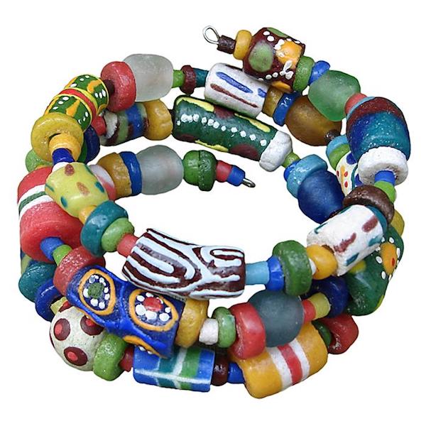 Glasperlen Armband Bunt Afrika Fair Trade Global Mamas