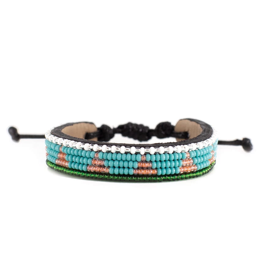 Perlenarmband Massai Kenia