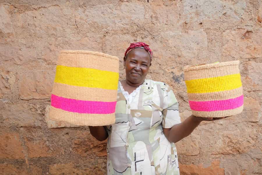 Sisal Korb - Mazao - S/M/L Sisal Korb - Mazao - S/M/L