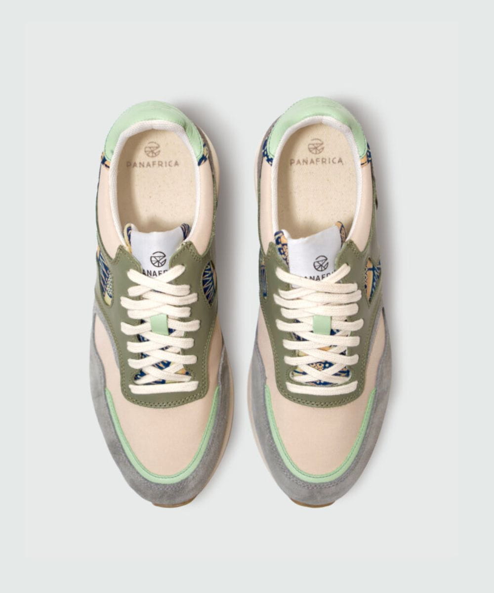African Fair Trade Sneaker - Arusha Emeraude African Fair Trade Sneaker - Arusha Emeraude