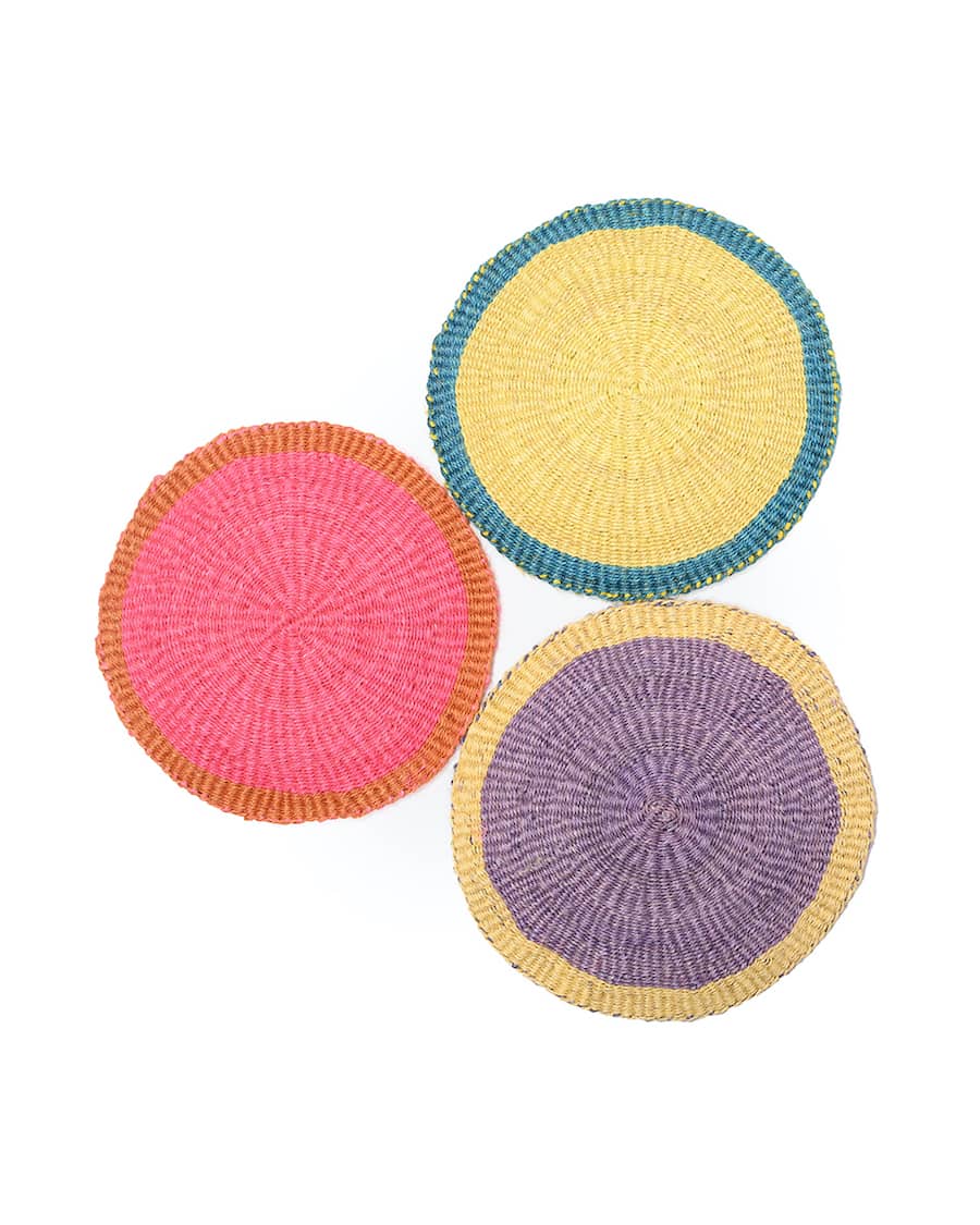 4er Sisal Tischset - 30cm - Mosi