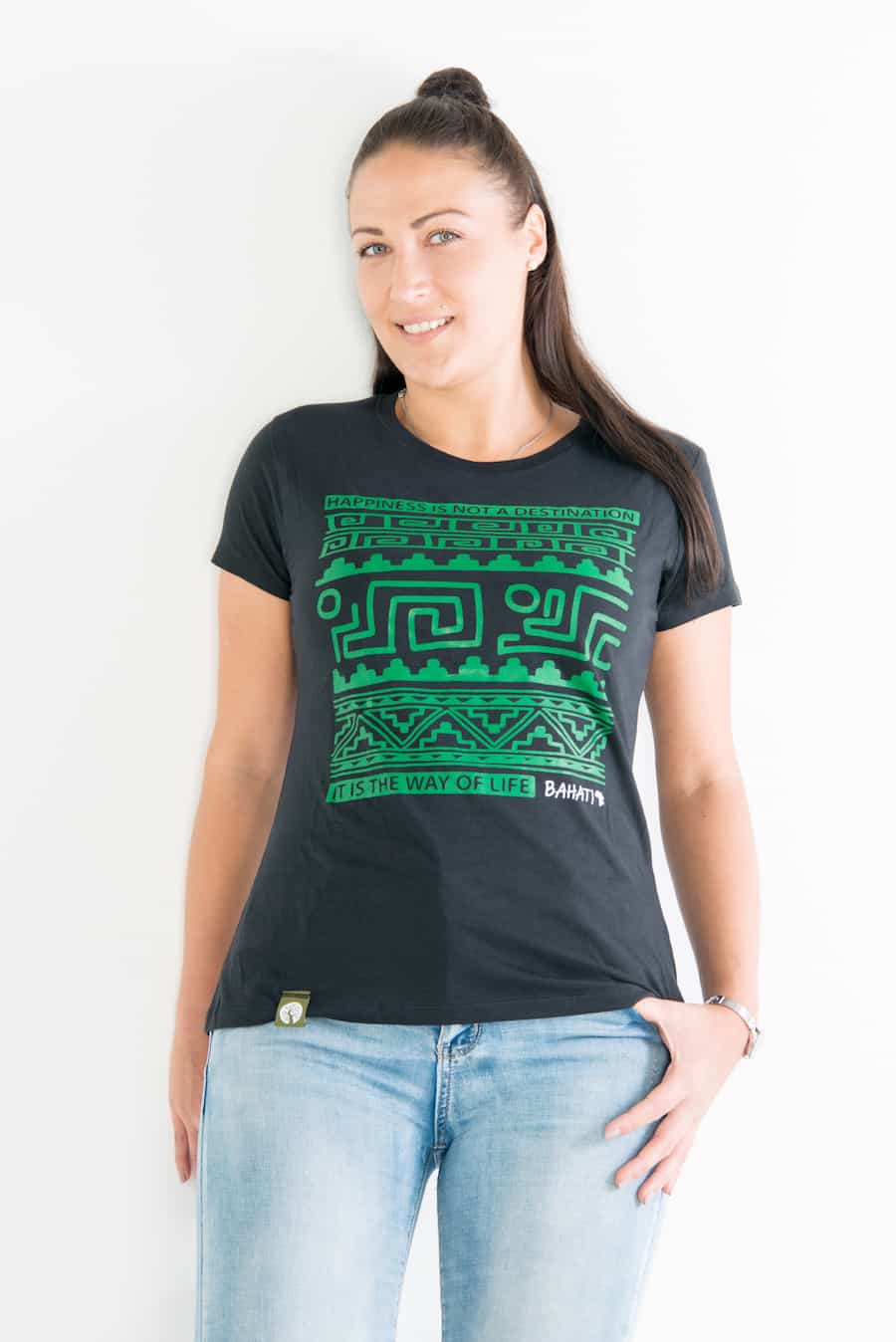 Bahati - Woman - Schwarz - Organic Shirt Bahati - Woman - Schwarz - Organic Shirt