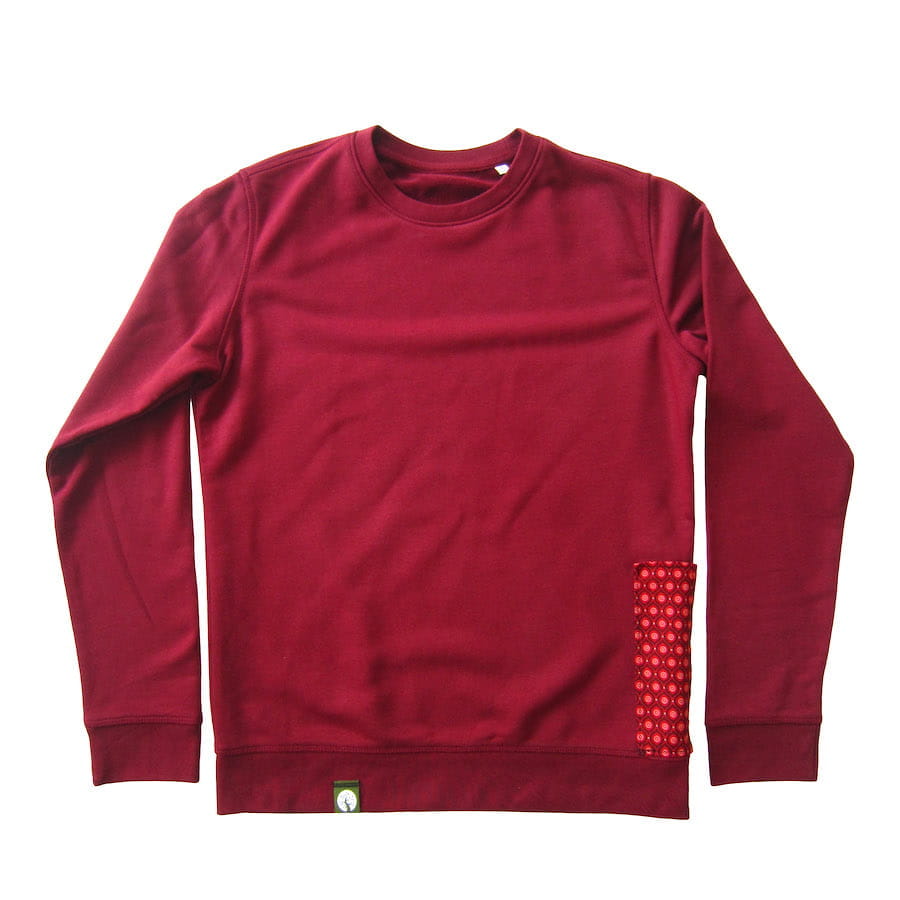 Shwe Shwe - Unisex - Burgundy - Organic Sweater Shwe Shwe - Unisex - Burgundy - Organic Sweater