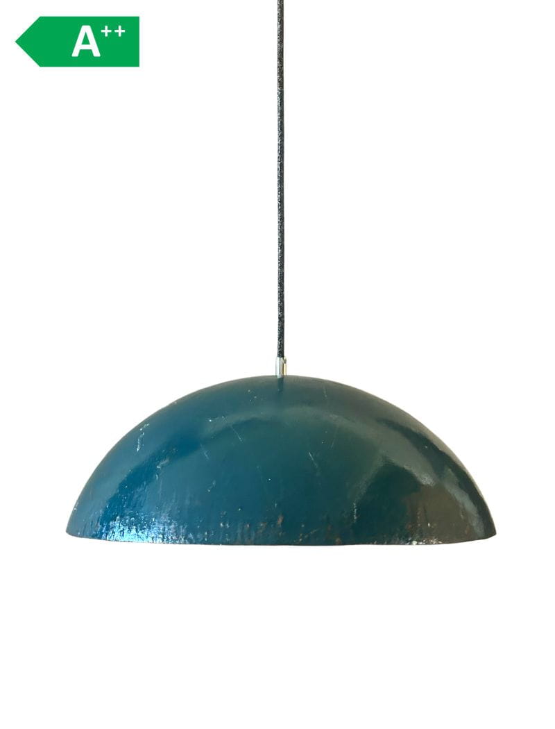 Upcycling Deckenlampe - Ölfass XL - Petrol