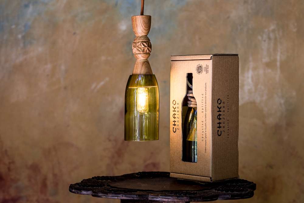 Lampe Weinflasche - Jua - Nur Lampenschirm Lampe Weinflasche - Jua - Nur Lampenschirm