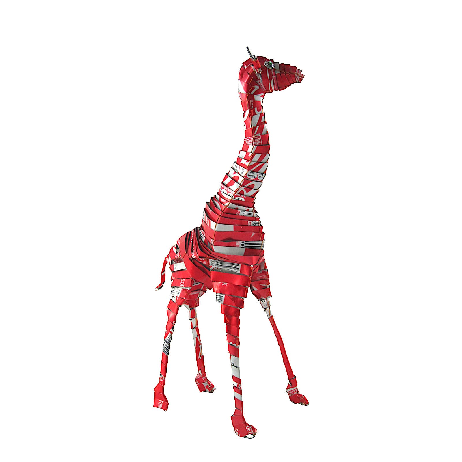 Giraffe - Recycling Blechtiere - L