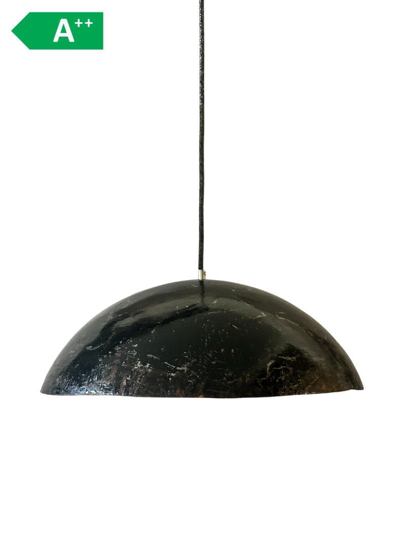 Upcycling Deckenlampe - Ölfass XL - Schwarz