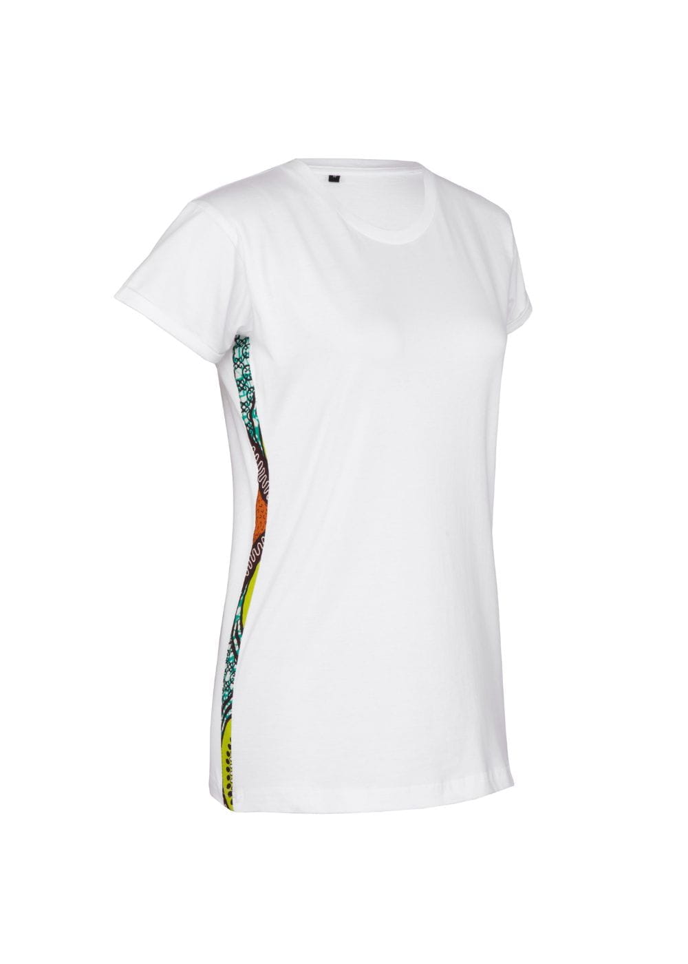 Imani - Bio Kitenge Shirt - Woman - Weiß Imani - Bio Kitenge Shirt - Woman - Weiß