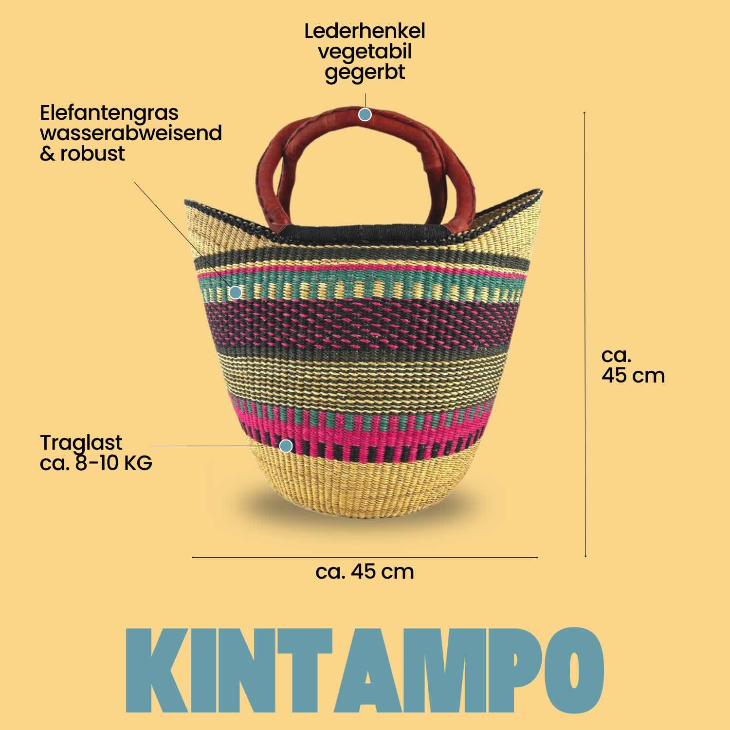 Bolga Bag - Kintampo - U-Form