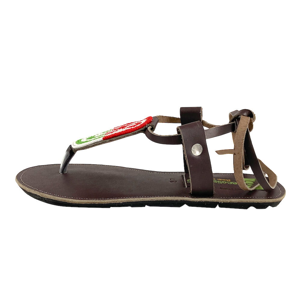 Afrikanische Sandalen - Mara - Braun