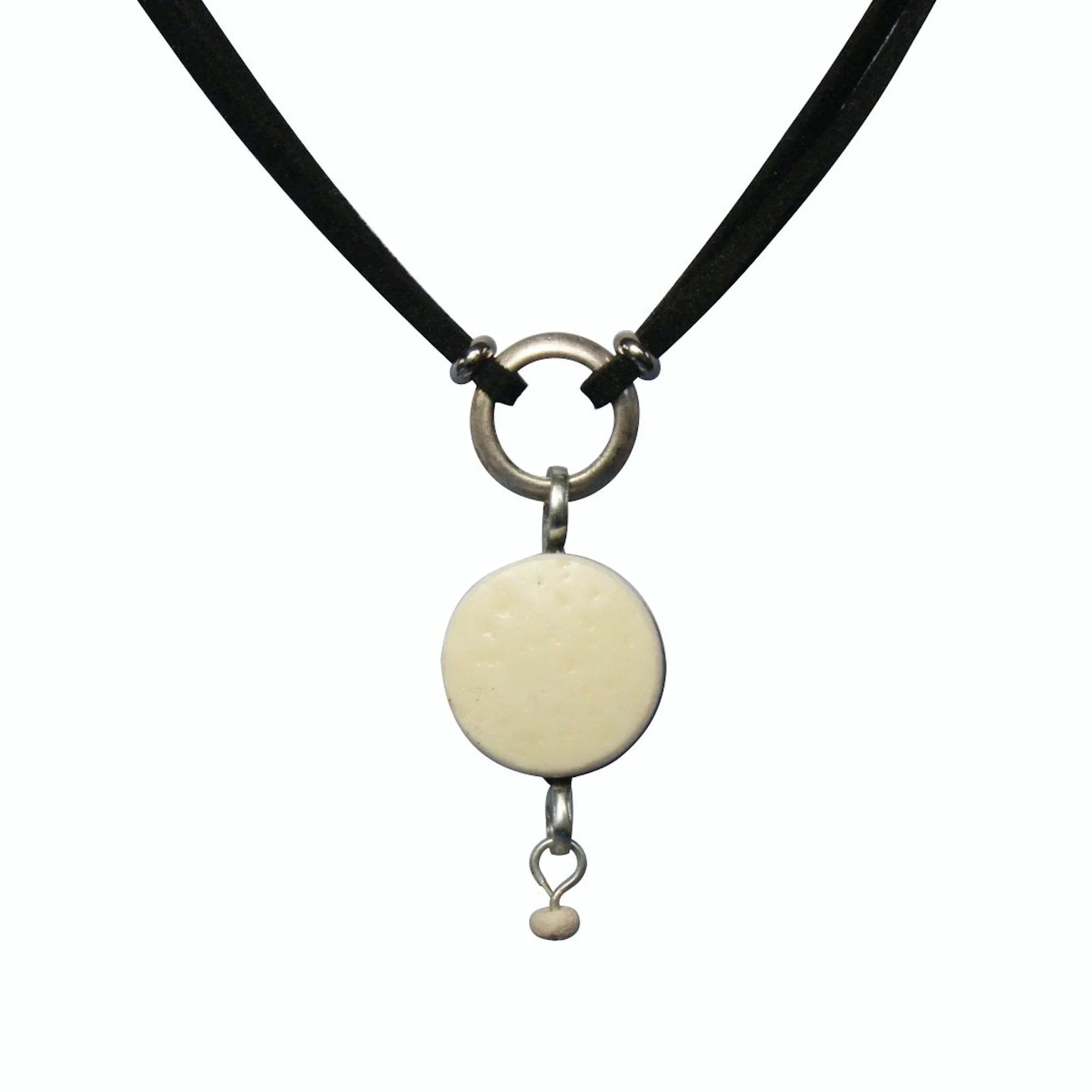 Blume des Lebens - Halskette Unisex - Straußenei Blume des Lebens - Halskette Unisex - Straußenei