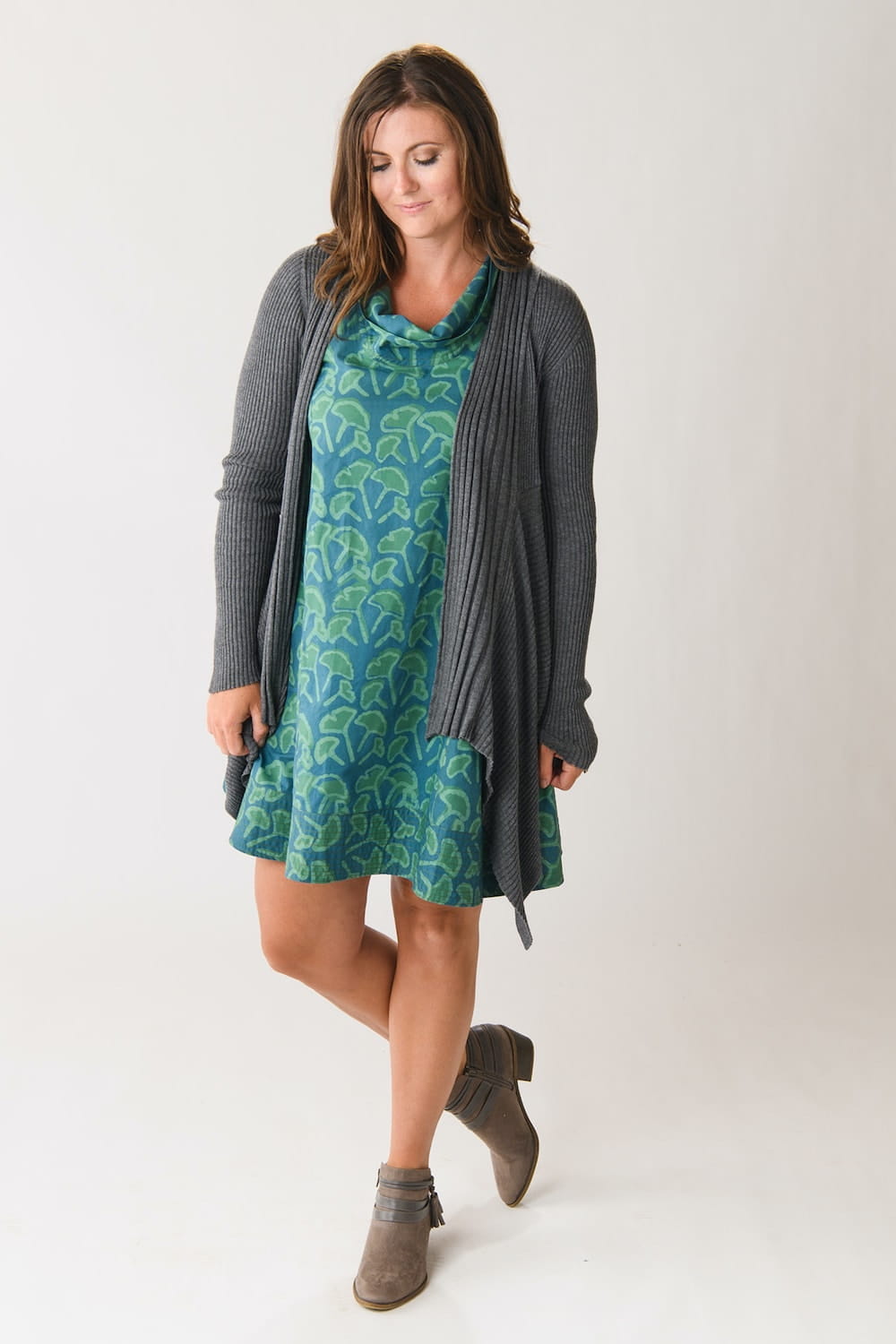 Eli Dress - Gingko Green - Grün Eli Dress - Gingko Green - Grün