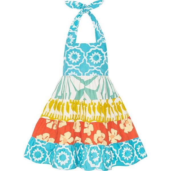 Girls Carousel Dress - Chroma Sky Blue