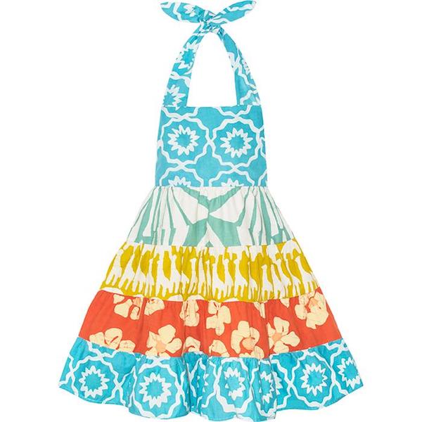Girls Carousel Dress - Chroma Sky Blue Girls Carousel Dress - Chroma Sky Blue
