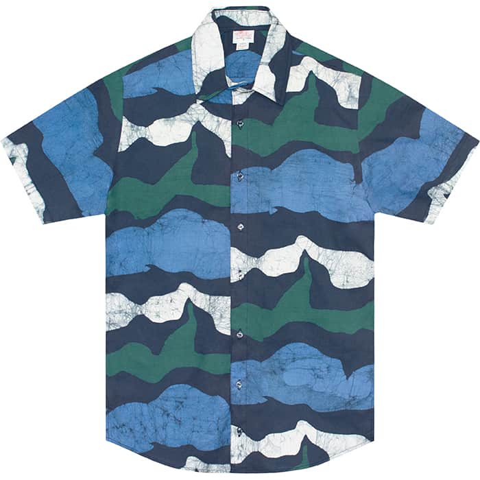 Slim Fit Hemd - Currents Spruce - Blau Slim Fit Hemd - Currents Spruce - Blau