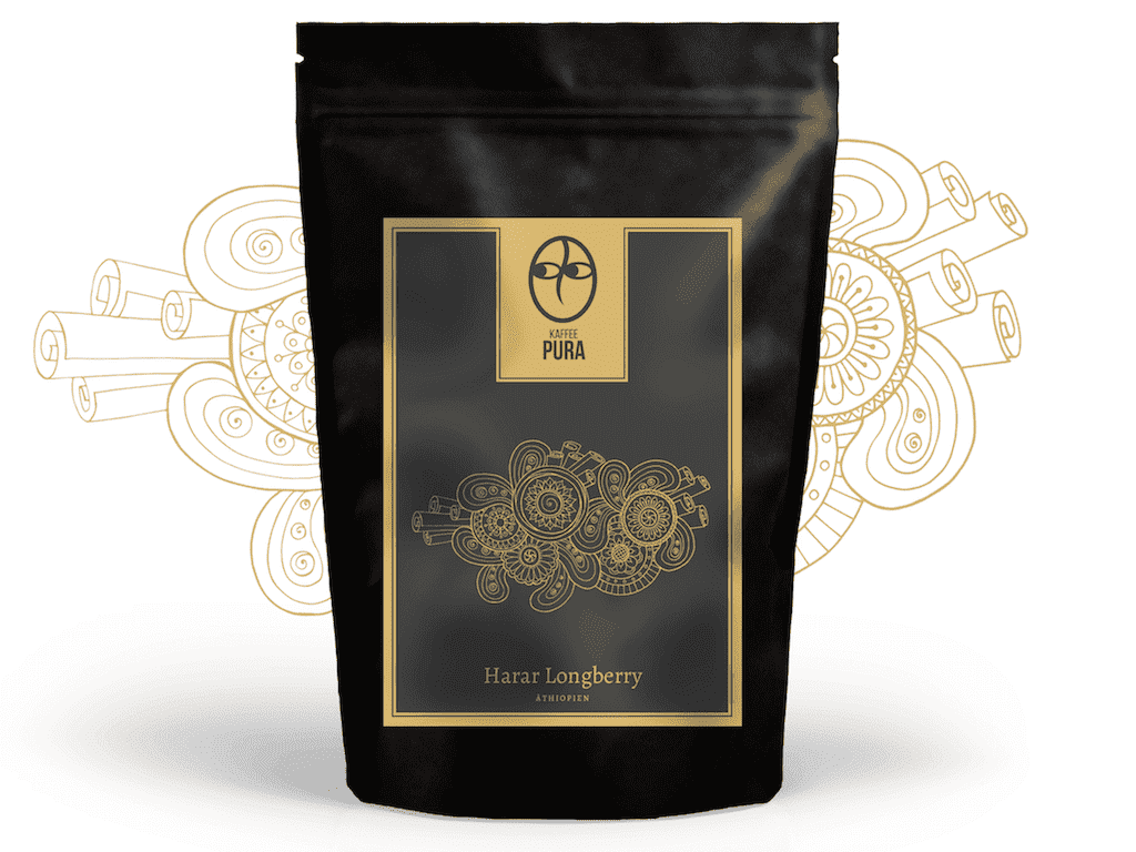 Kaffee Harar Longberry Äthiopien Bio Kaffee Harar Longberry Äthiopien Bio