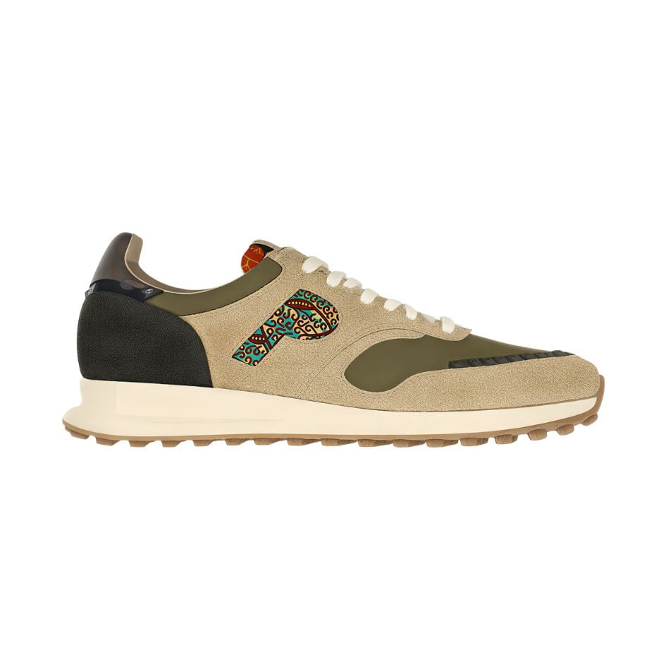 African Fair Trade Sneaker - Arusha Sable