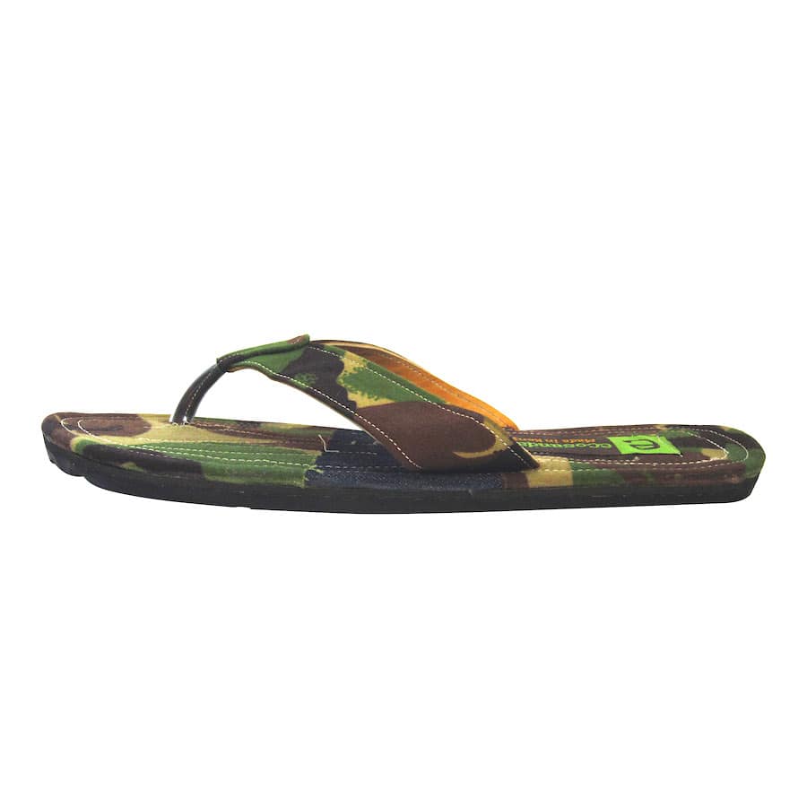 Upcycling Sandalen - Dawa - Camouflage