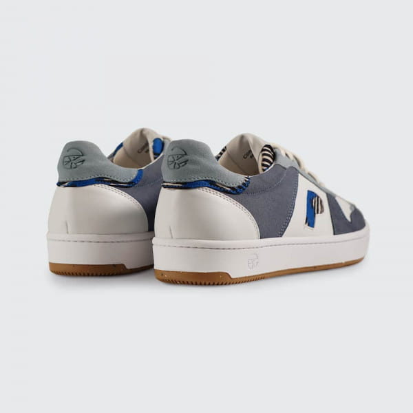 African Fair Trade Sneaker - Kasai Bleu