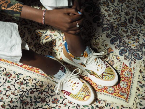 African Fair Trade Sneaker - Arusha Ivoire