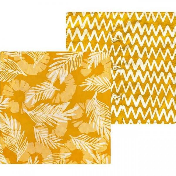 Afrikanische Kissenhüllen - Palms 50x50 - Gold