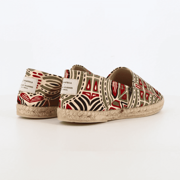 African Espadrilla Bordeaux