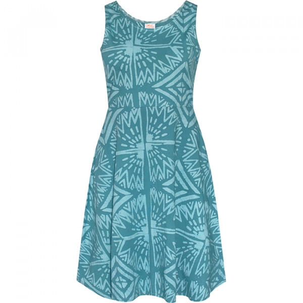 Fit & Flare Jersey Dress - Radiance Teal - Blaugrün