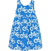 Girls Sundress - Bikes Blue