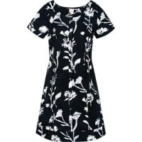 Button Front Dress Global Mamas Wildflower Black