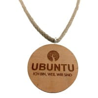 Ubuntu Tree Halskette - Altholz &amp; Hanf - Unisex
