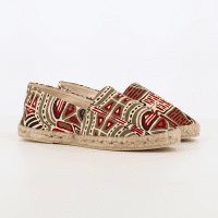 African Espadrilla Bordeaux