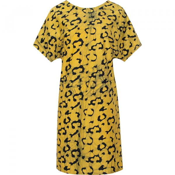 Relaxed Dress Global Mamas Rawr Gold Gelb Bio Jerseykleid Sommerkleid