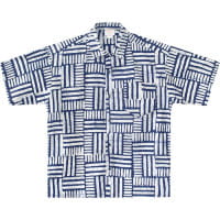 Button Down Hemd - Checkers Navy - Blau
