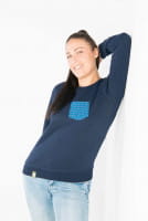Shwe Shwe Pocket - Unisex - Blau - Organic Sweater