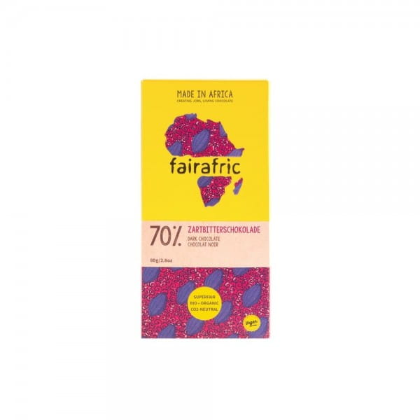 Fairafric Schokolade - 70% Bio Zartbitter - Ghana