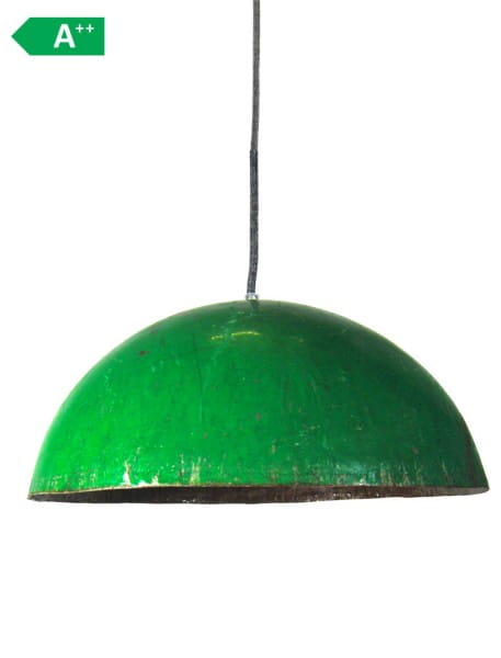 Upcycling Deckenlampe - Ölfass XL - Grün