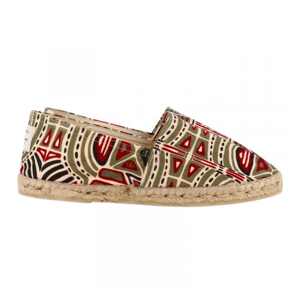 African Espadrilla Bordeaux