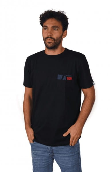 Nyeusi Pocket - Unisex - Schwarz - Organic Shirt